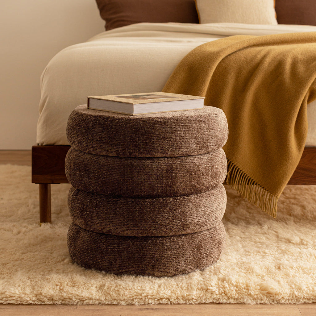 Mecca Round Storage Ottoman