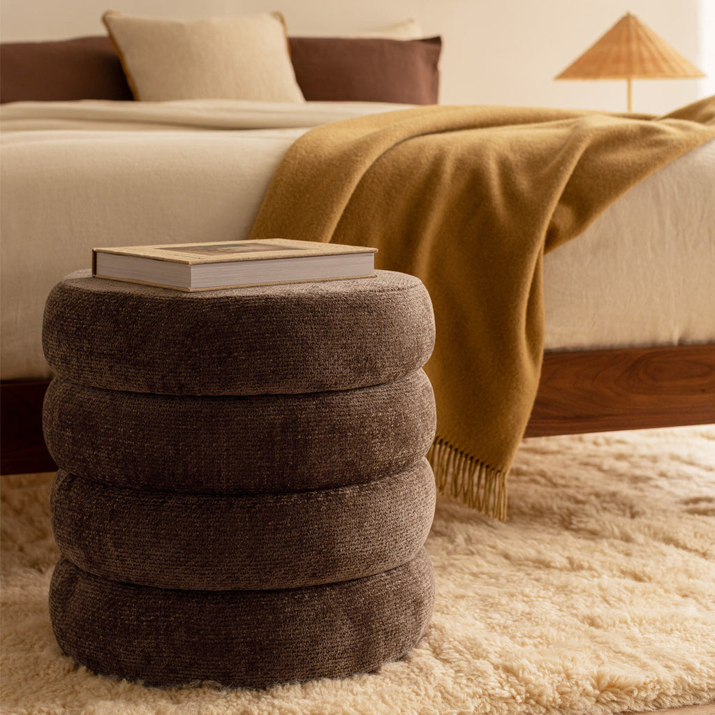 Mecca Round Storage Ottoman