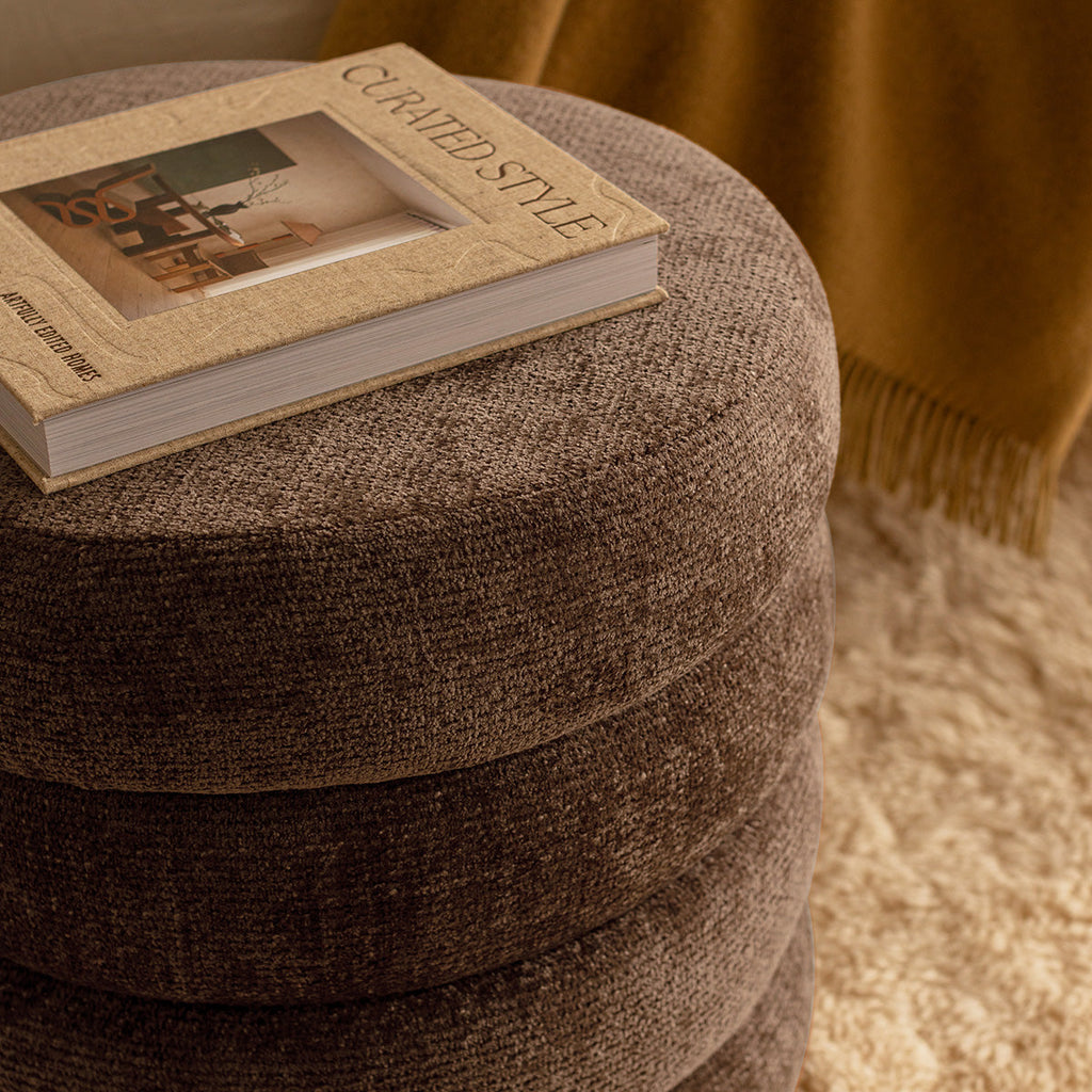 Mecca Round Storage Ottoman