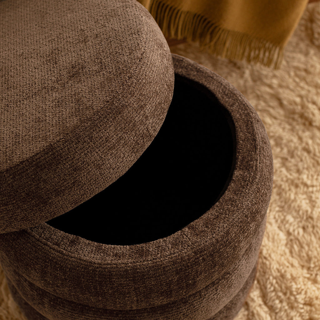 Mecca Round Storage Ottoman