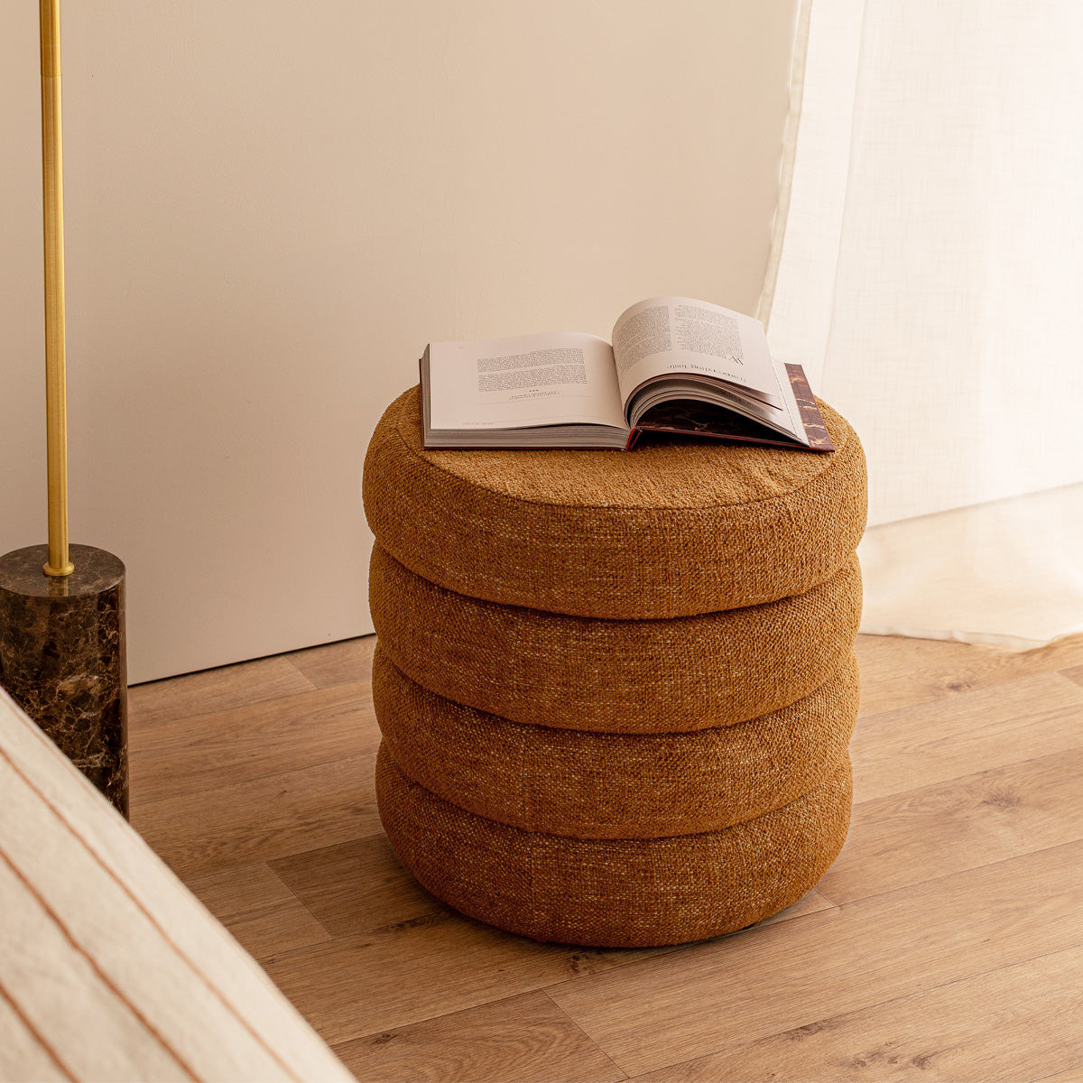Mecca Round Storage Ottoman