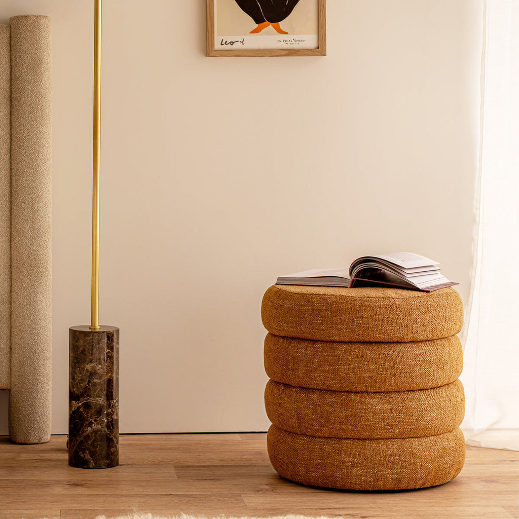 Mecca Round Storage Ottoman