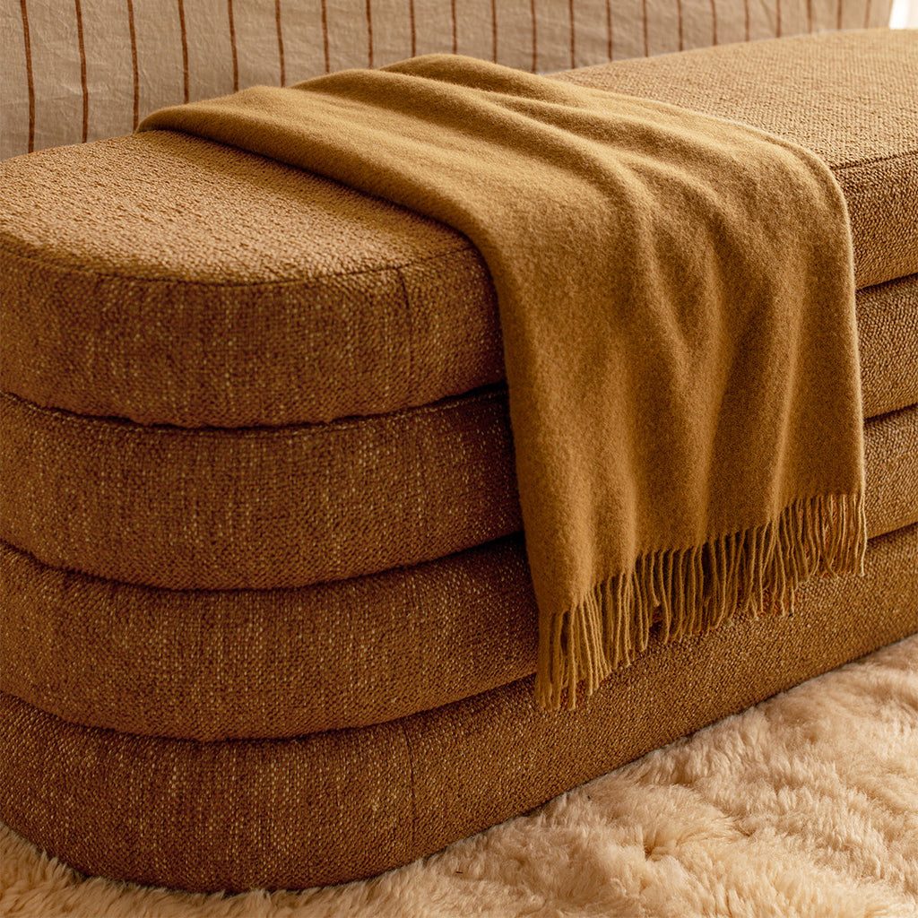 Mecca Oval Storage Ottoman