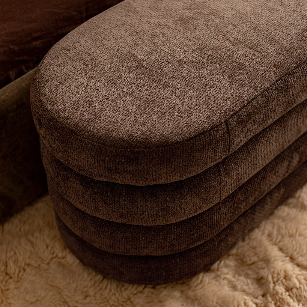 Mecca Oval Storage Ottoman