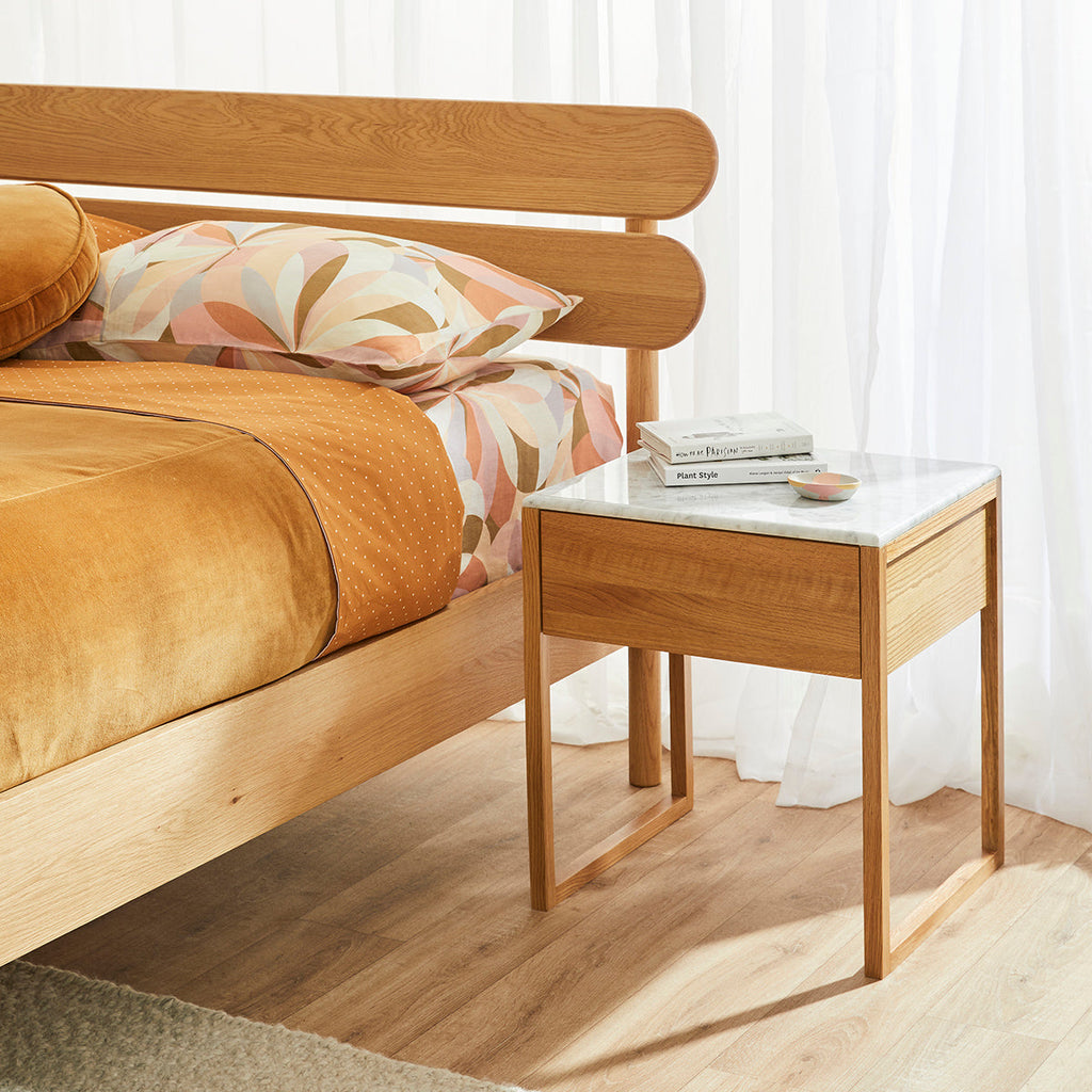 Avalon Marble Bedside Table