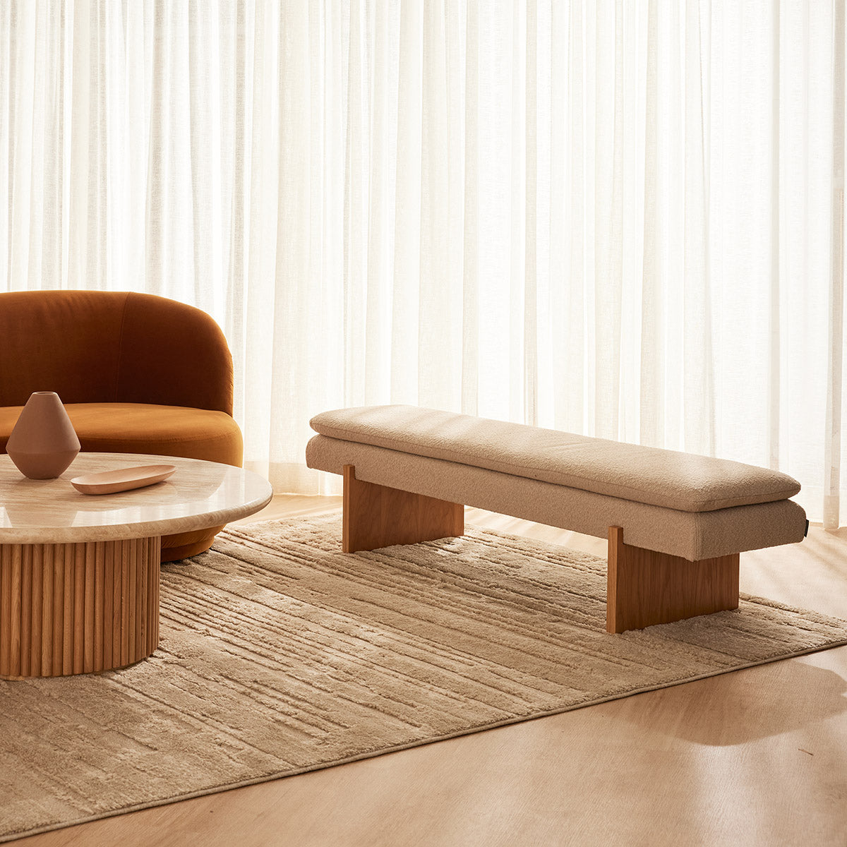 Umi Oak Bench