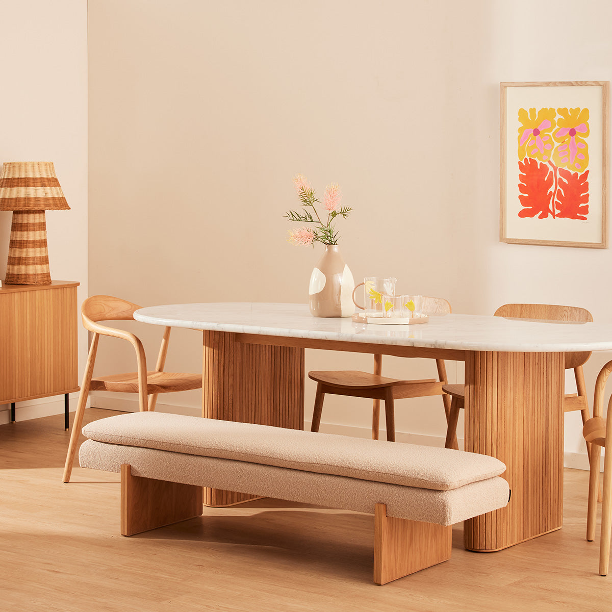 Umi Oak Bench
