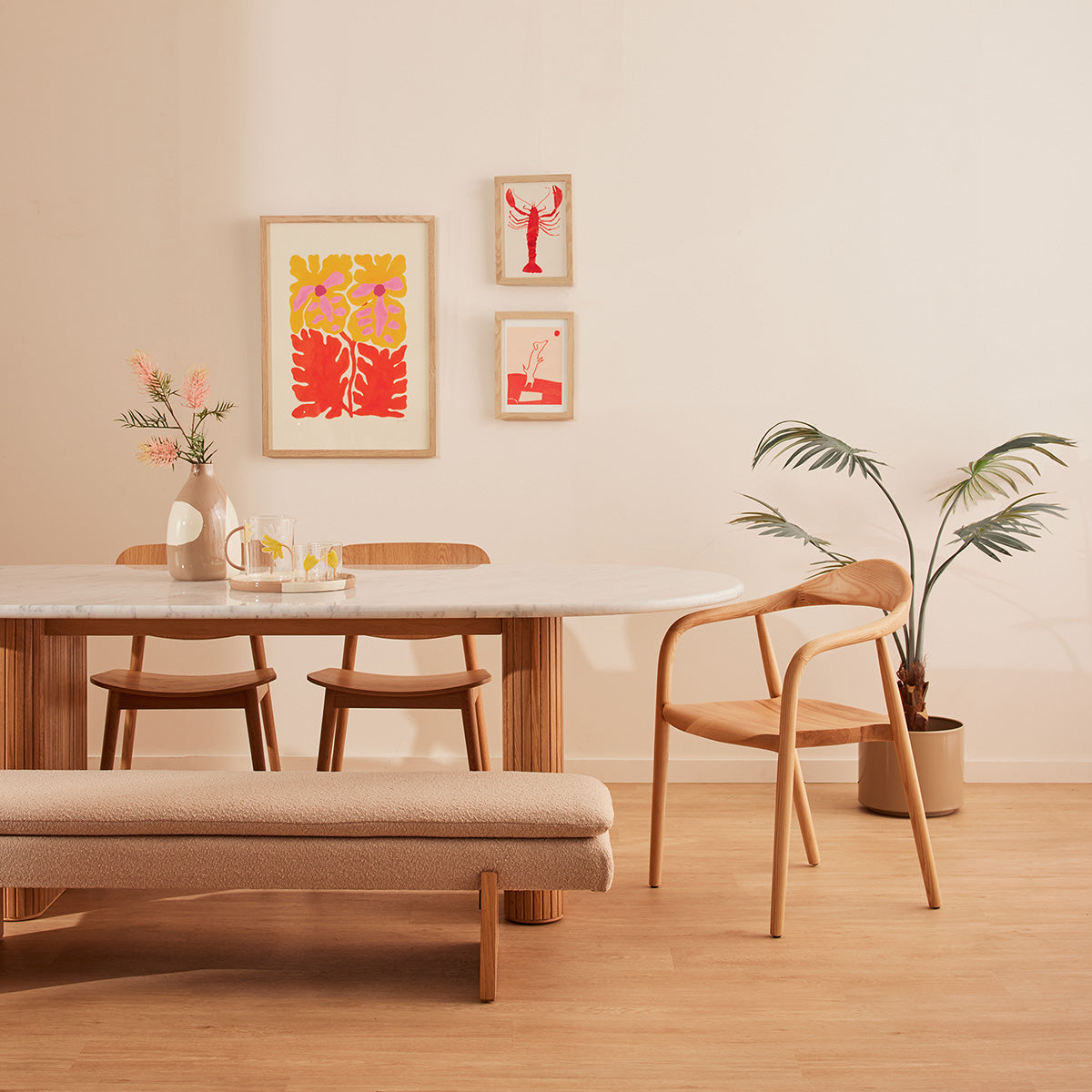 Umi Oak Bench