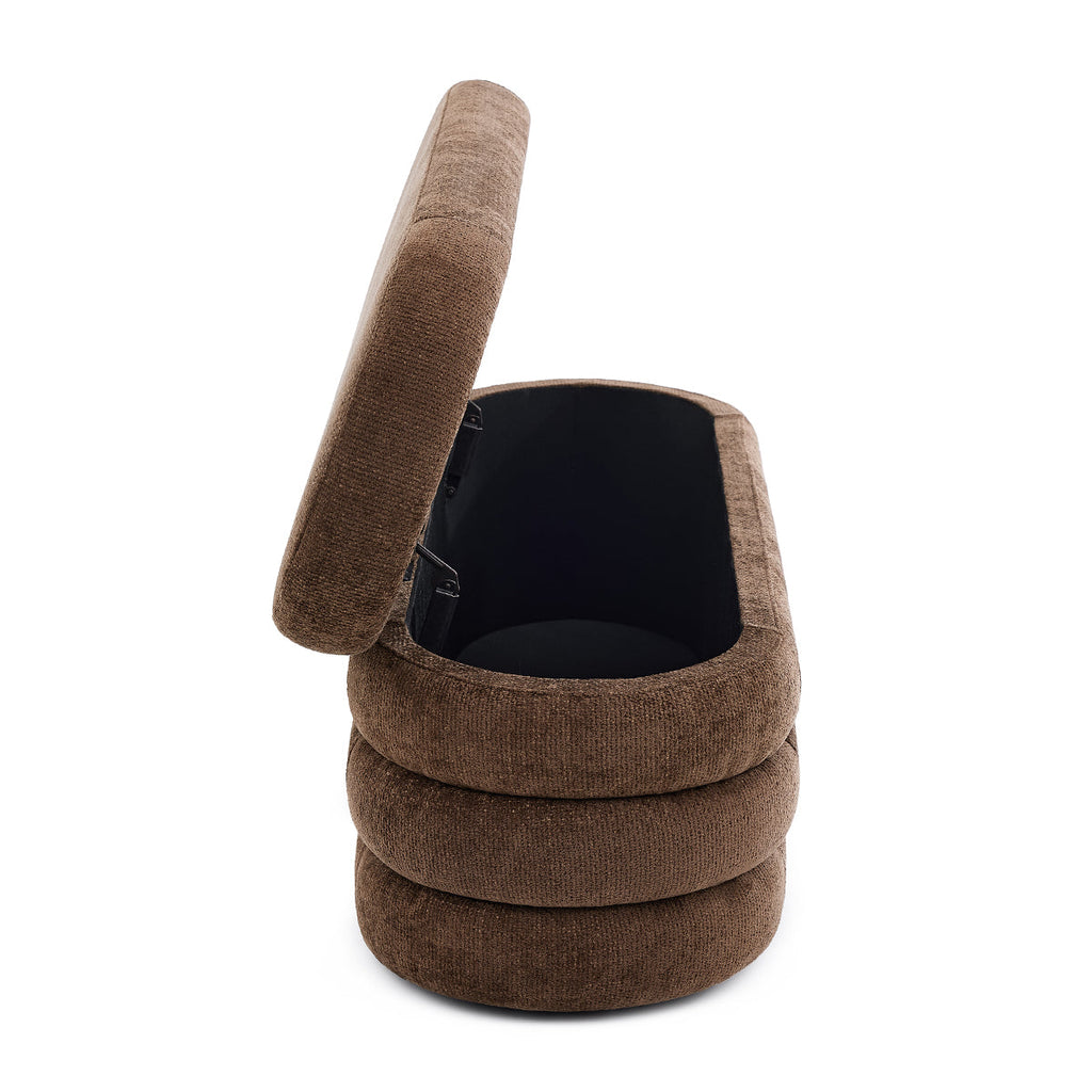 Mecca Oval Storage Ottoman