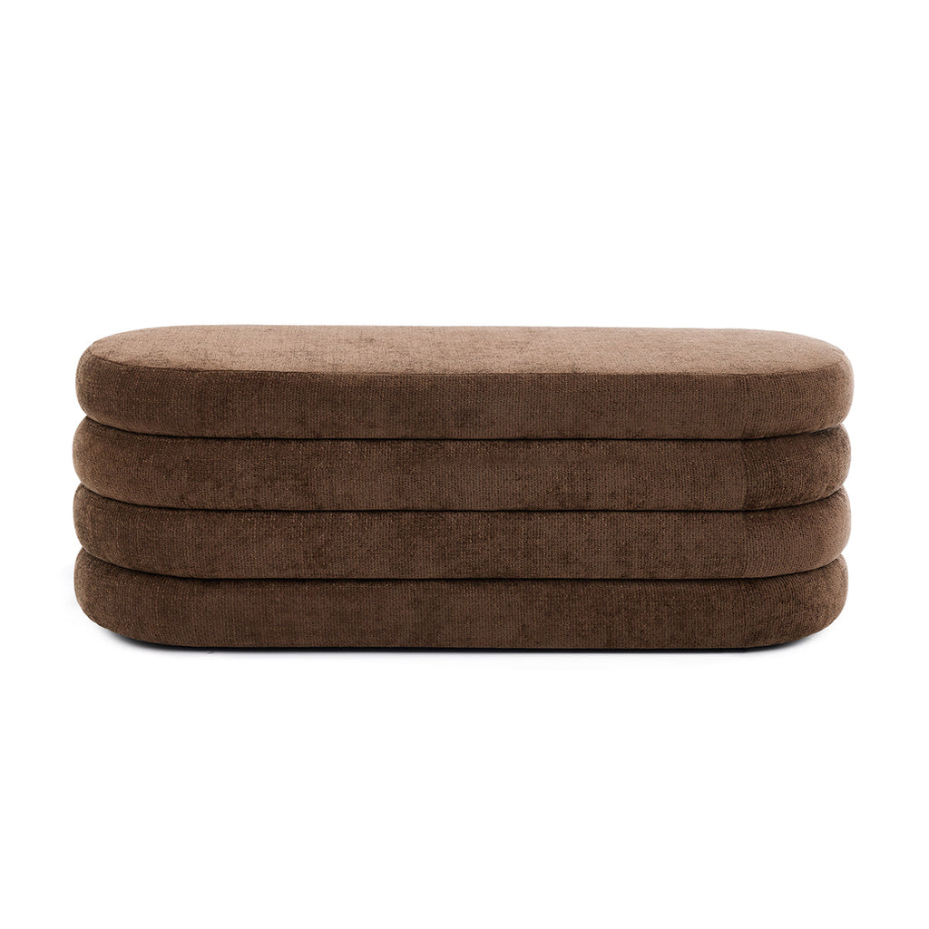Mecca Oval Storage Ottoman