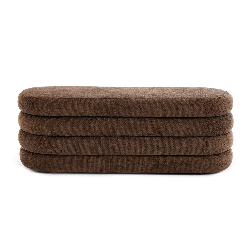 Mecca Oval Storage Ottoman
