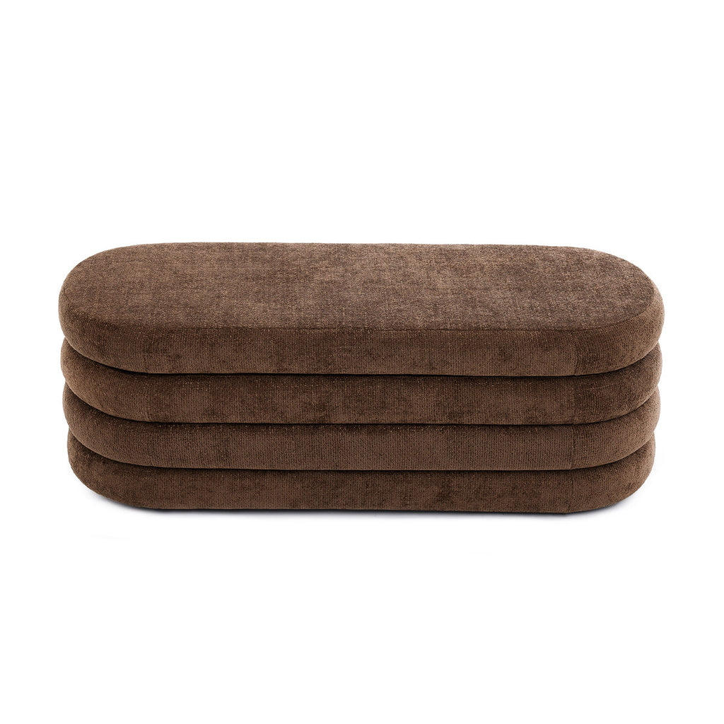 Mecca Oval Storage Ottoman