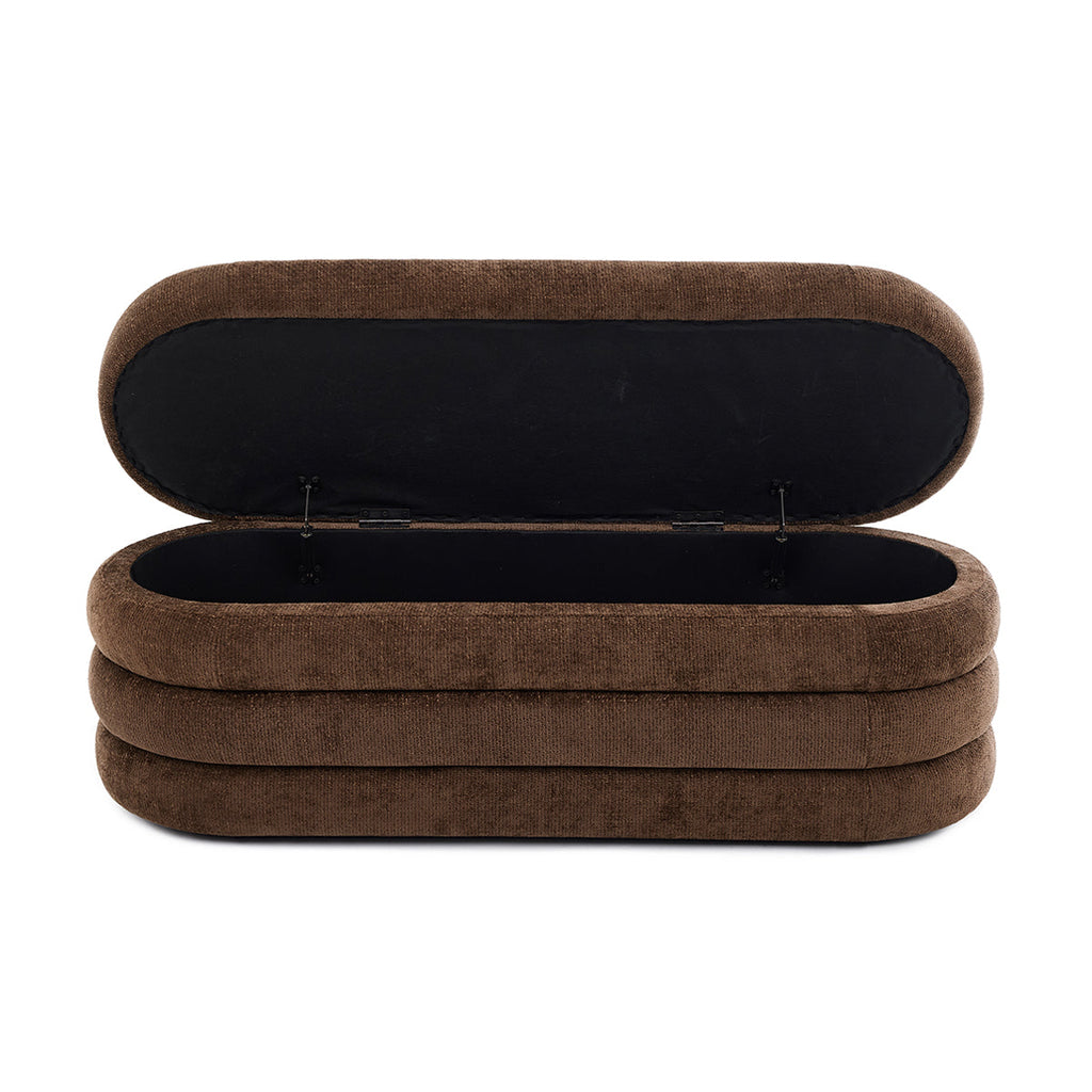 Mecca Oval Storage Ottoman