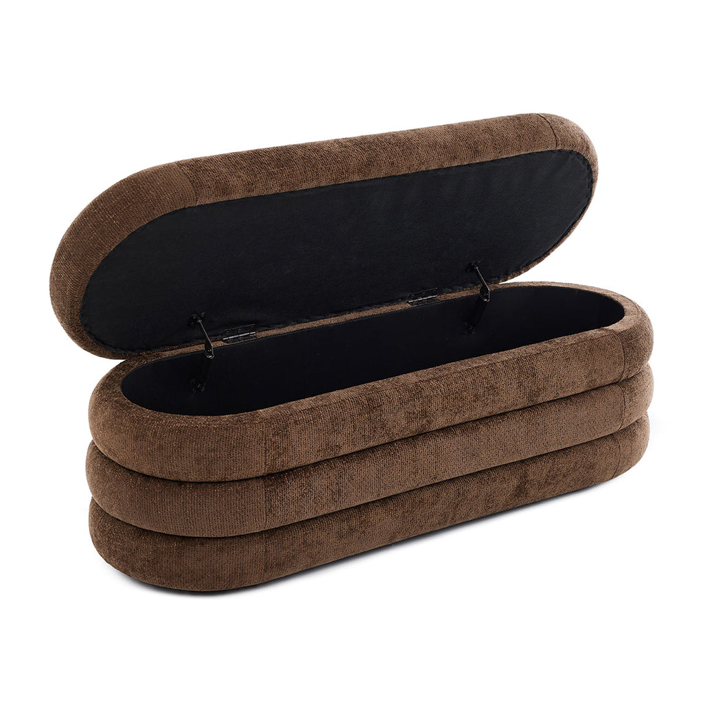 Mecca Oval Storage Ottoman