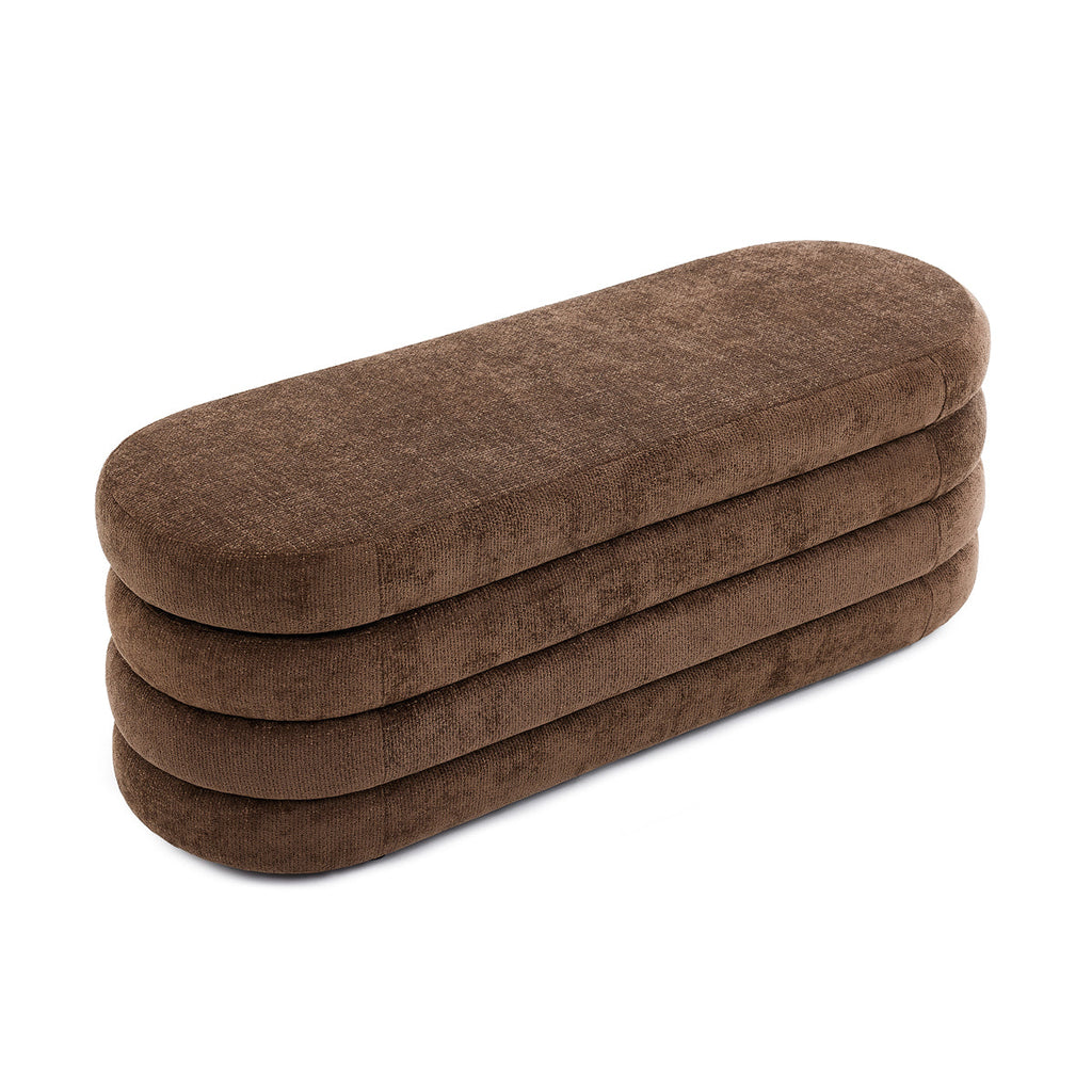 Mecca Oval Storage Ottoman