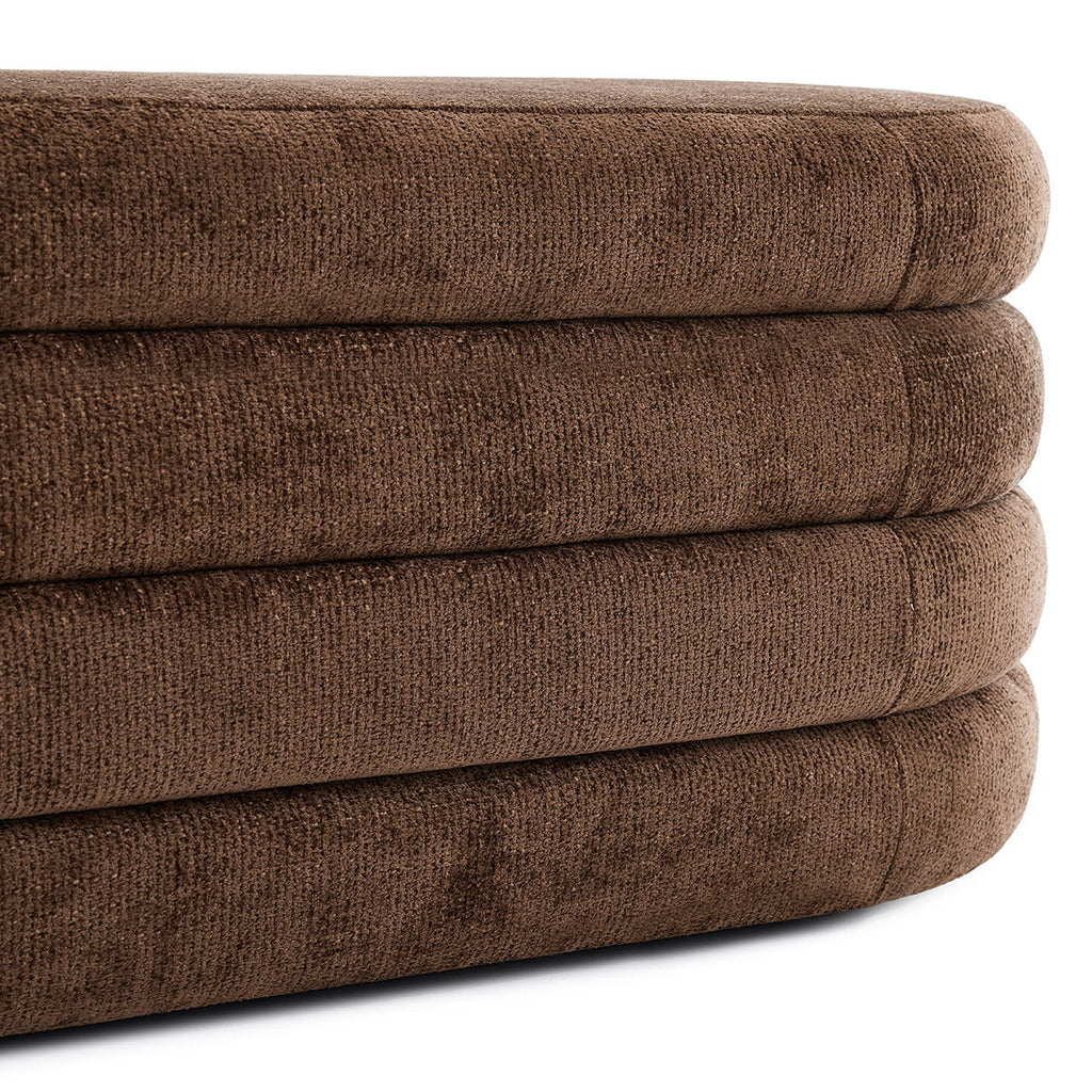 Mecca Oval Storage Ottoman