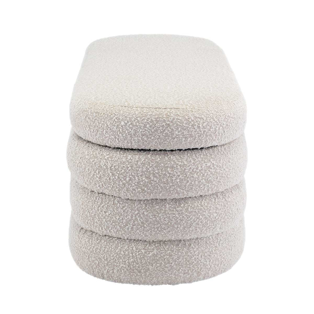 Mecca Oval Storage Ottoman
