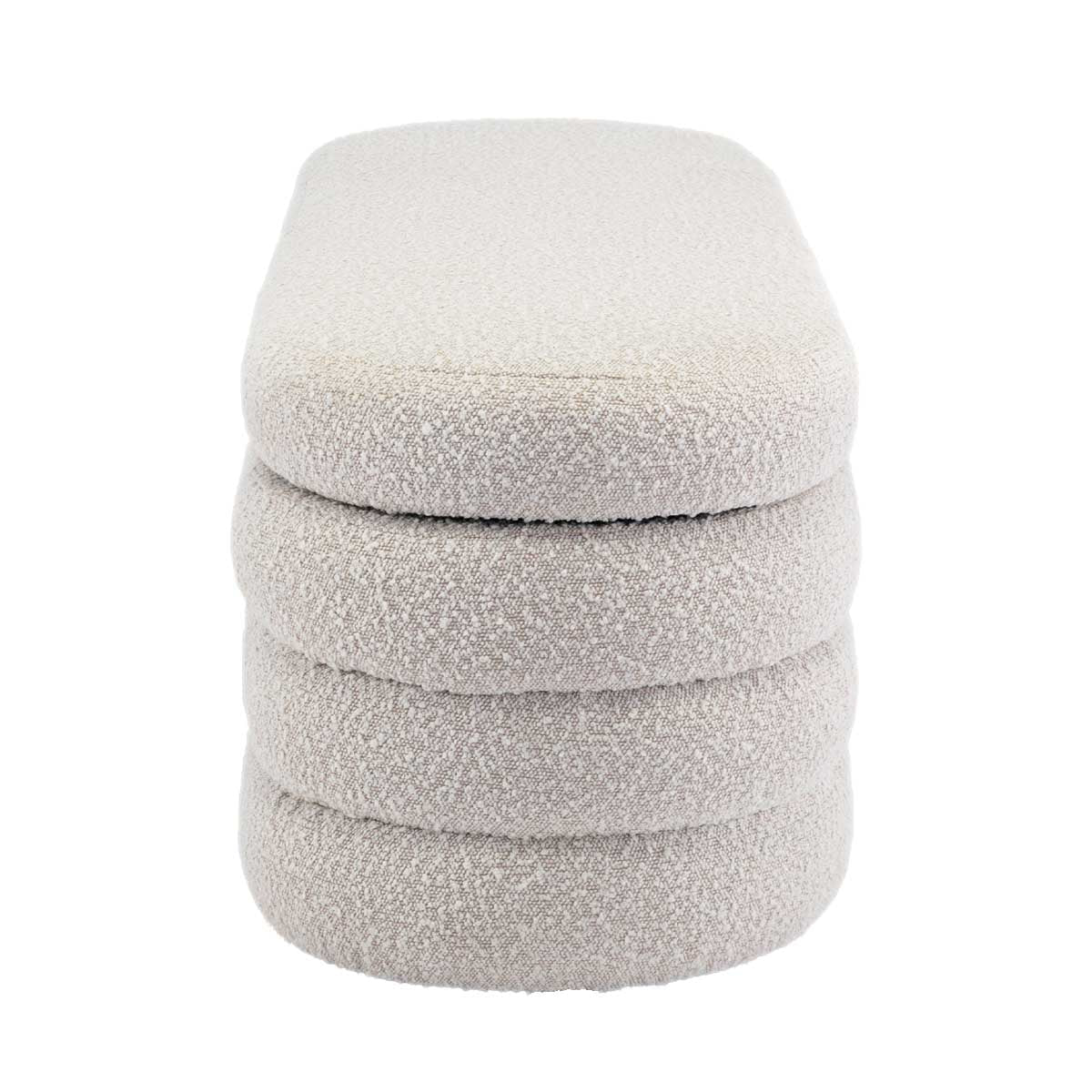 Mecca Oval Storage Ottoman