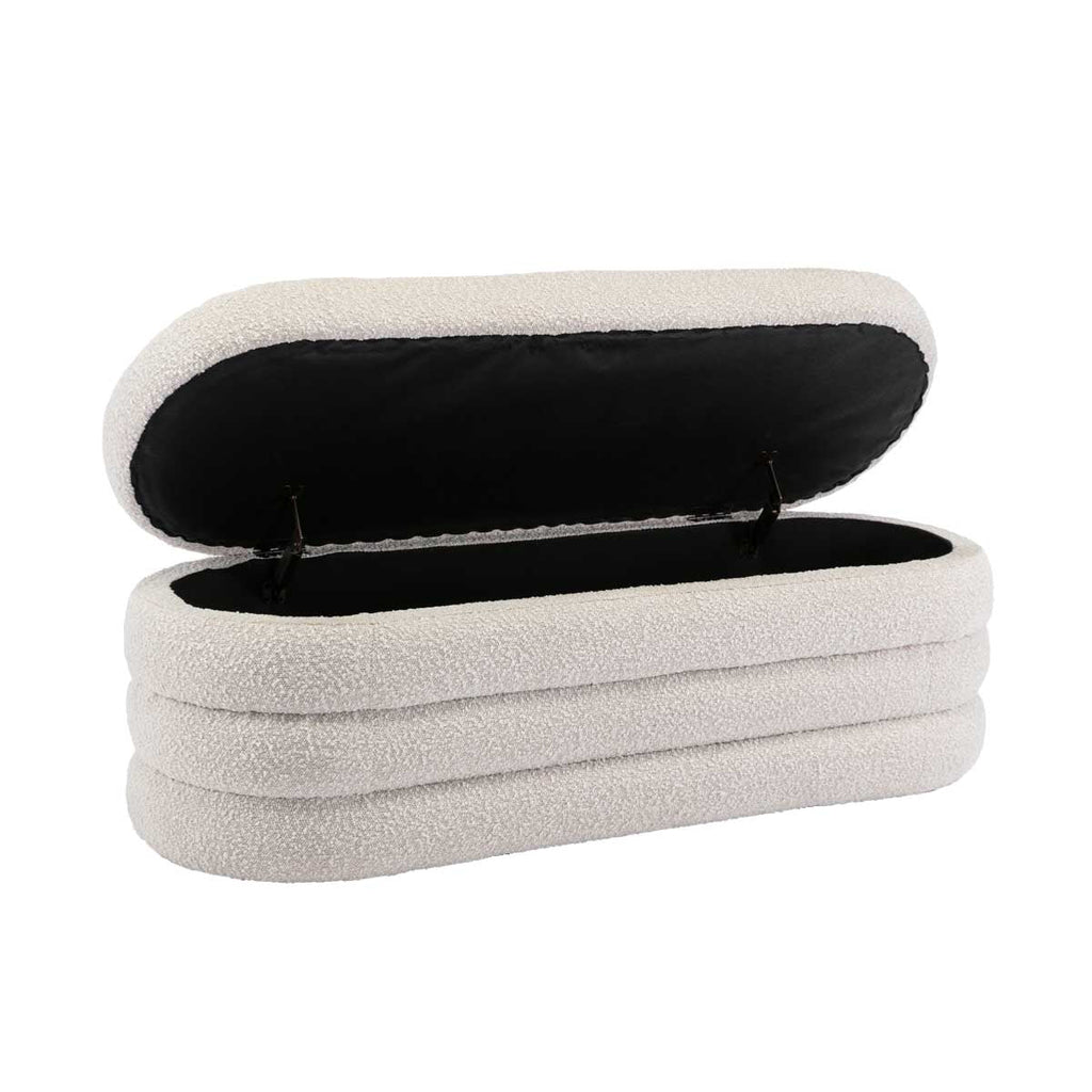 Mecca Oval Storage Ottoman