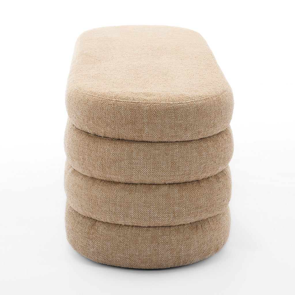 Mecca Oval Storage Ottoman