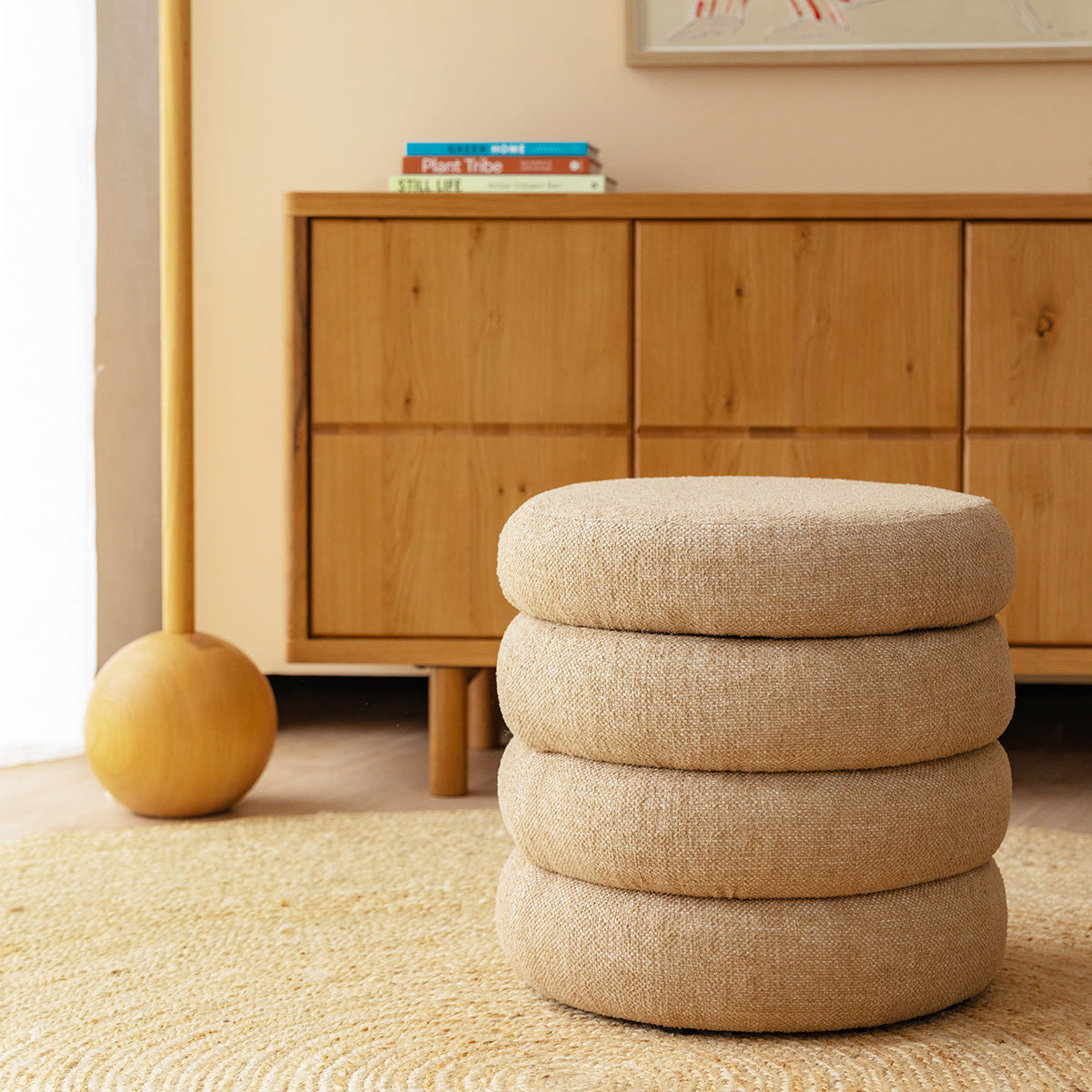 Mecca Round Storage Ottoman