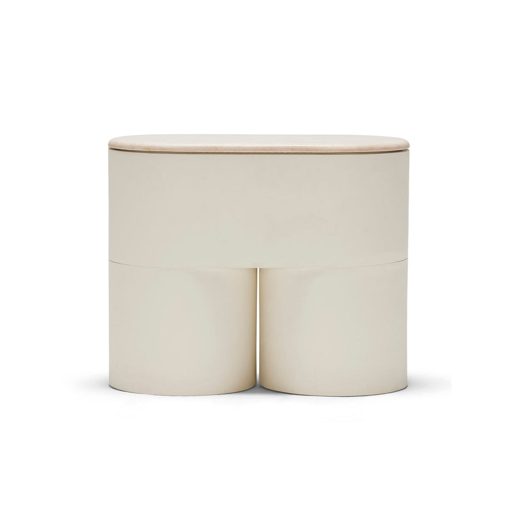 Fin Bedside Table