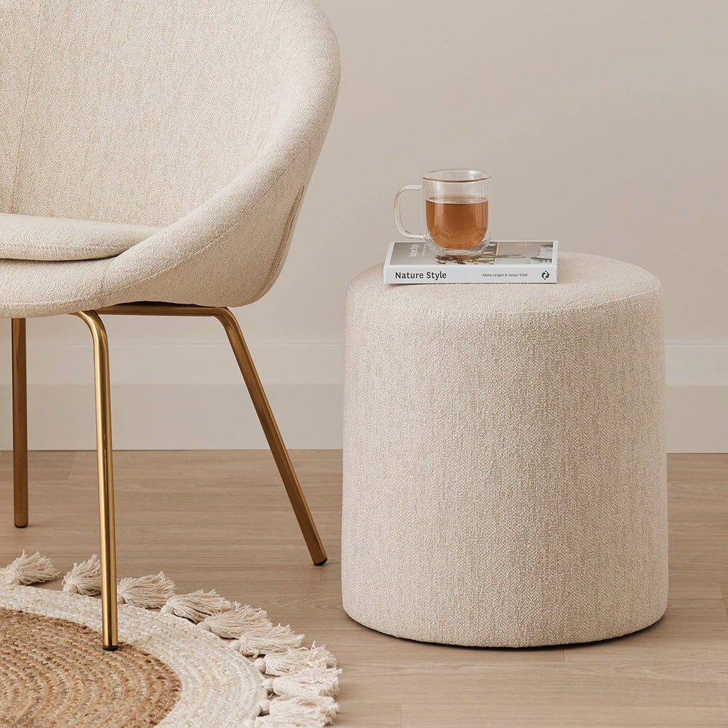 Juliette Fabric Ottoman (40cm)